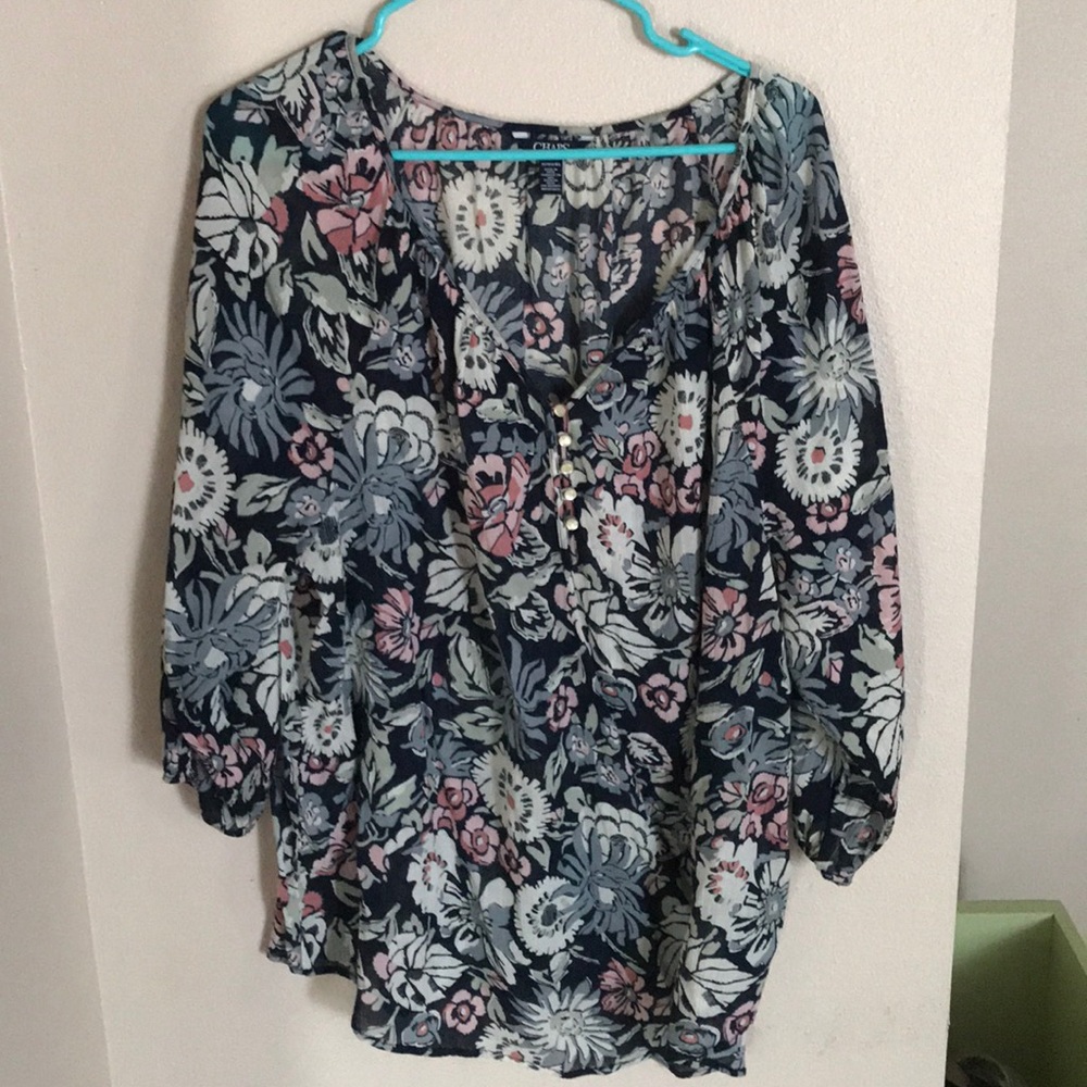 Floral Plus Size Blouse